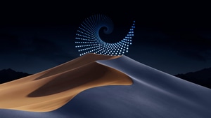 Dunes, Night, Artist, Artwork, Digital Art, 4K wallpaper