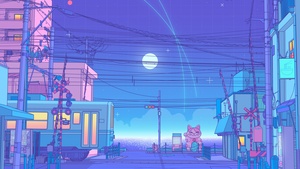 Lofi, Japanese, Synthwave, Vaporwave, Aesthetic, 4K wallpaper