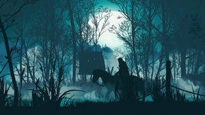 Geralt Of Rivia, The Witcher 3, 2023 Games, Games, Minimalism, Minimalist, Artist, Artwork, Digital Art, 4K wallpaper
