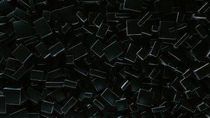 Abstract, Cubes, Dark, Black, Artist, Artwork, Digital Art, 4K wallpaper