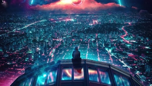 Alone, Scifi, City, Artist, Artwork, Digital Art, 4K wallpaper