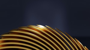 Gold, Abstract, Shapes, Artist, Artwork, Digital Art, 4K wallpaper