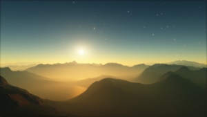 Mountain, Lake, Sunset, Nature, Artist, Artwork, Digital Art, Deviantart, 4K wallpaper