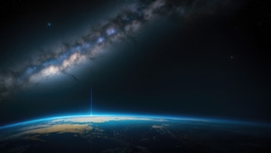 Milky Way, Earth, Digital Universe, Artist, Artwork, Digital Art, Deviantart, 4K wallpaper