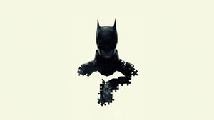 Batman, Superheroes, White, Minimalism, Minimalist, Artist, Artwork, Digital Art, 4K wallpaper
