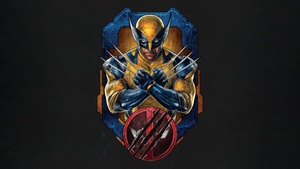 Wolverine, Deadpool and Wolverine, Movie poster, Dark background, 2024 Movies, 4K wallpaper