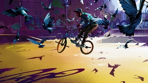 Bmx, Biker, Artist, Artwork, Digital Art, Artstation, 4K wallpaper