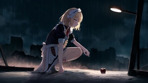 Anime Girl, Anime, Maid, Artist, Artwork, Digital Art, 4K wallpaper