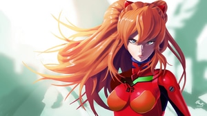 Neon Genesis Evangelion, Asuka Langley Soryu, Anime Girl, Anime, Artist, Artwork, Digital Art, 4K wallpaper