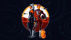 Ahsoka, Star Wars, Tv Shows, Minimalism, Minimalist, Artist, Artwork, Digital Art, 4K wallpaper