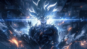 Goku, Anime, Artwork, Artist, Digital Art, 4K wallpaper