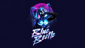 Blue Beetle, 2023 Movies, Movies, Superheroes, Artwork, Illustration, Dark, 4K wallpaper