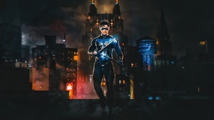 Titans, Tv Shows, Nightwing, Superheroes, Artwork, Digital Art, 4K wallpaper