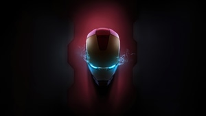 Iron Man, Helmet, Superheroes, Minimalism, Minimalist, Artist, Artwork, Digital Art, 4K wallpaper