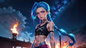 Arcane, Netflix, Jinx League Of Legends, Tv Shows, League Of Legends, Deviantart, 4K wallpaper