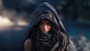 Warrior, Assassin, Fantasy Girls, Artist, Artwork, Digital Art, 4K wallpaper