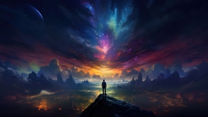 Dreamy, Colorful, Artist, Artwork, Digital Art, 4K wallpaper