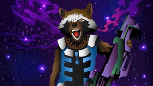 Rocket Raccoon, Guardians Of The Galaxy Vol 3, Guardians Of The Galaxy, Marvel, 2023 Movies, Movies, Artist, Artwork, Digital Art, Behance, 4K wallpaper