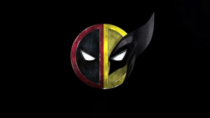Deadpool And Wolverine, Deadpool 3, Deadpool, Wolverine, 2024 Movies, Movies, Hugh Jackman, Superheroes, Artist, Artwork, Digital Art, Dark, Black, Oled, Logo, 4K wallpaper