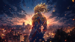 All Might, My Hero Academia, Anime, Artist, Artwork, Digital Art, 4K wallpaper