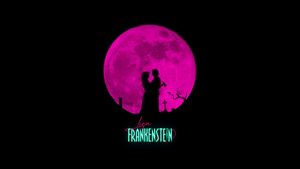 Lisa Frankenstein, Black background, 2024 Movies, AMOLED, Silhouette, 4K wallpaper