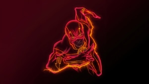 Flash, Superheroes, Artwork, Artist, Digital Art, Neon, 4K wallpaper