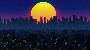 Retrowave, Synthwave, Artist, Artwork, Digital Art, 4K wallpaper