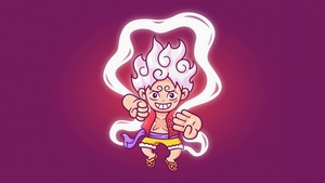 Monkey D Luffy, One Piece, Anime, Artist, Artwork, Digital Art, Minimalism, Minimalist, Behance, 4K wallpaper