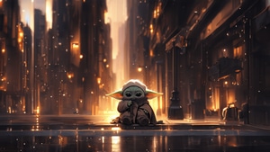 Baby Yoda, The Mandalorian, Tv Shows, Star Wars, Behance, 4K wallpaper