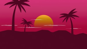 Minimalism, Minimalist, Sunset, Artist, Artwork, Digital Art, Behance, 4K wallpaper