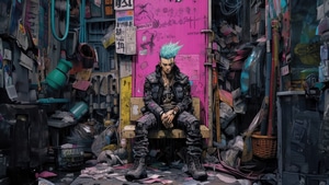 Cyberpunk, Scifi, Artist, Artwork, Digital Art, 4K wallpaper