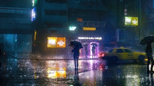 Rain, Artist, Artwork, Digital Art, 4K wallpaper