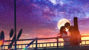 Anime Couple, Anime Girl, Anime Boy, Love, Artist, Artwork, Digital Art, 4K wallpaper