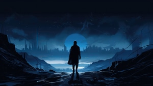 Alone, Ai, Artist, Artwork, Digital Art, Deviantart, 4K wallpaper