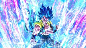 Gogeta, Dragon Ball, Anime, Artist, Artwork, Digital Art, Pixiv, 4K wallpaper