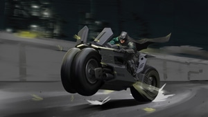 Batman, Superheroes, Artwork, Digital Art, Art, Batcycle, 4K wallpaper