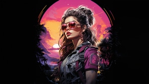 Dark, Synthwave, Artist, Artwork, Digital Art, Deviantart, 4K wallpaper