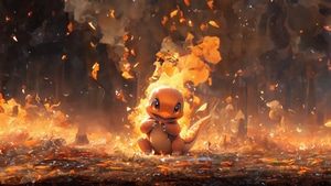 Charmander, Pokemon, Anime, Artist, Artwork, Digital Art, Behance, 4K wallpaper
