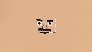 Minimalism, Minimalist, Smoking, Artist, Artwork, Digital Art, Behance, 4K wallpaper
