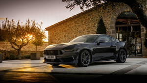 Ford Mustang Dark Horse, Sunset, 2024, 4K wallpaper