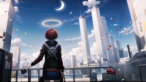 Anime Girl, Anime, Artist, Artwork, Digital Art, 4K wallpaper