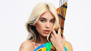Dua Lipa, Elle Magazine, Magazine cover, White background, 4K wallpaper