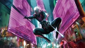 Spiderman 2099, Spiderman, Superheroes, Artwork, Digital Art, 4K wallpaper