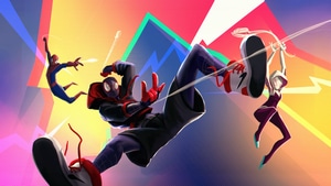 Spider Man Across The Spider Verse, Spiderman 2099, Spiderman, Gwen Stacy, Superheroes, Movies, Artist, Artwork, Digital Art, Artstation, 4K wallpaper