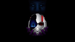 Ant Man, Superheroes, Dark, Black, Oled, Minimalism, Minimalist, Artist, Artwork, Digital Art, 4K wallpaper