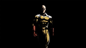 One Punch Man, Anime, Dark, Black, Oled, Artist, Artwork, Digital Art, 4K wallpaper