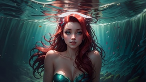 The Little Mermaid 2023, The Little Mermaid, Fantasy Girls, 2023 Movies, Animated Movies, Ariel, Mermaid, Artist, Artwork, Digital Art, Artstation, 4K wallpaper