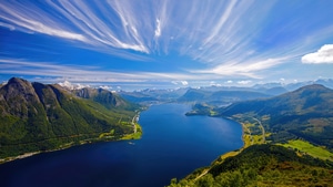 Norway, Mountains, Nature, 4K wallpaper