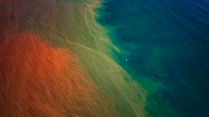 Sea, Aerial, Drone View, Nature, 4K wallpaper