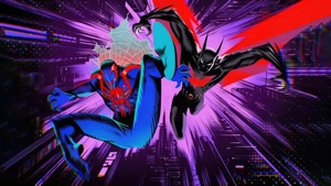 Spiderman 2099, Batman Beyond, Superheroes, Artwork, Digital Art, Artist, 4K wallpaper